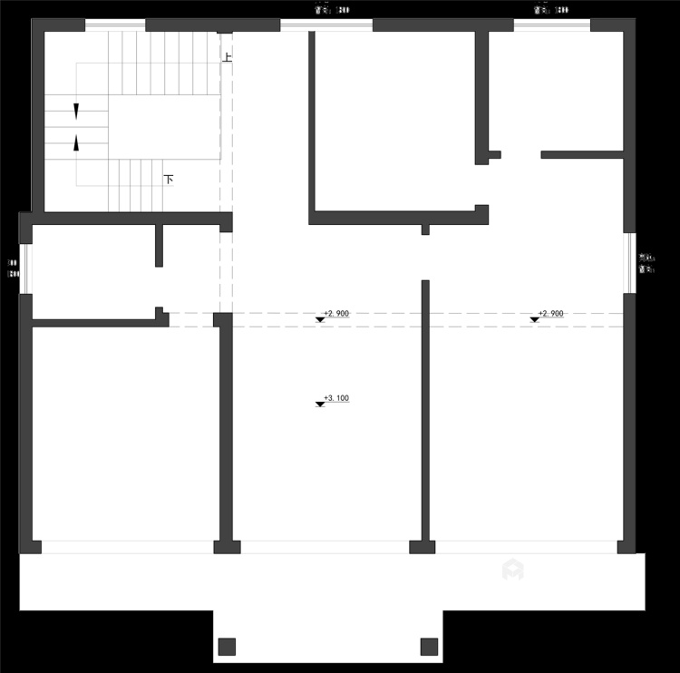 360平私宅中式风格-华文东方-业主需求&原始结构图