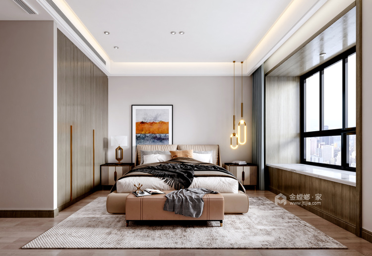 160平橡树湾现代风格-轻奢之美-卧室
