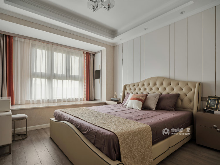 132平南山楠欧式风格-欧式轻奢实景-卧室效果图及设计说明
