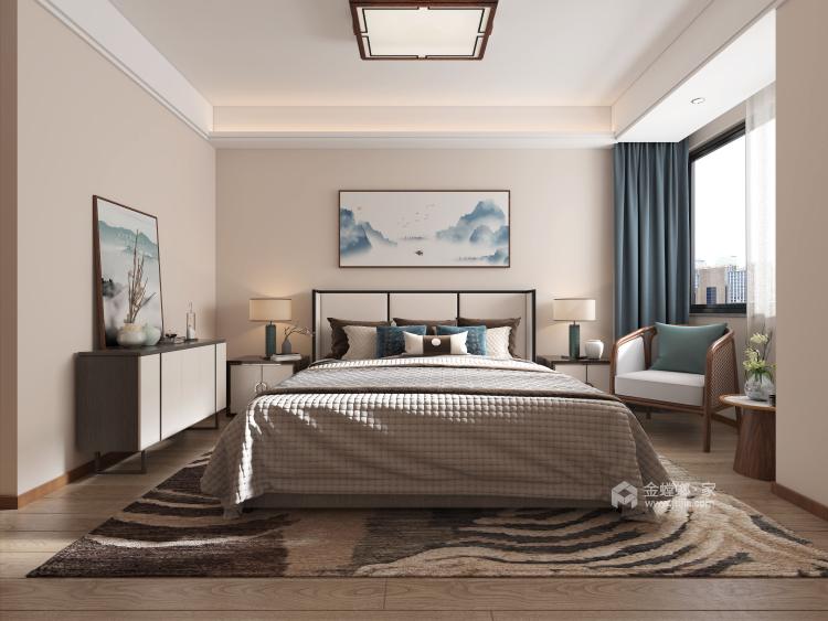 109平城东一号新中式风格-静享慢时光-卧室效果图及设计说明