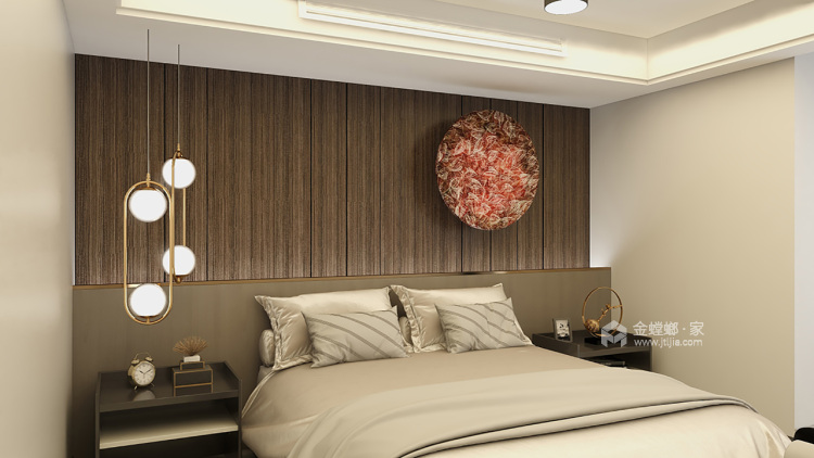 120平碧桂园云谷现代风格-卧室效果图及设计说明