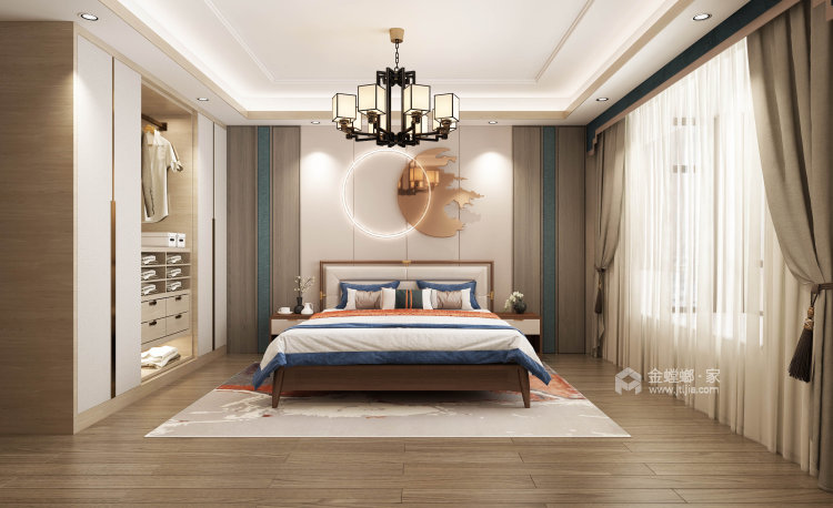 126平未来城现代风格-活力轻奢-卧室效果图及设计说明