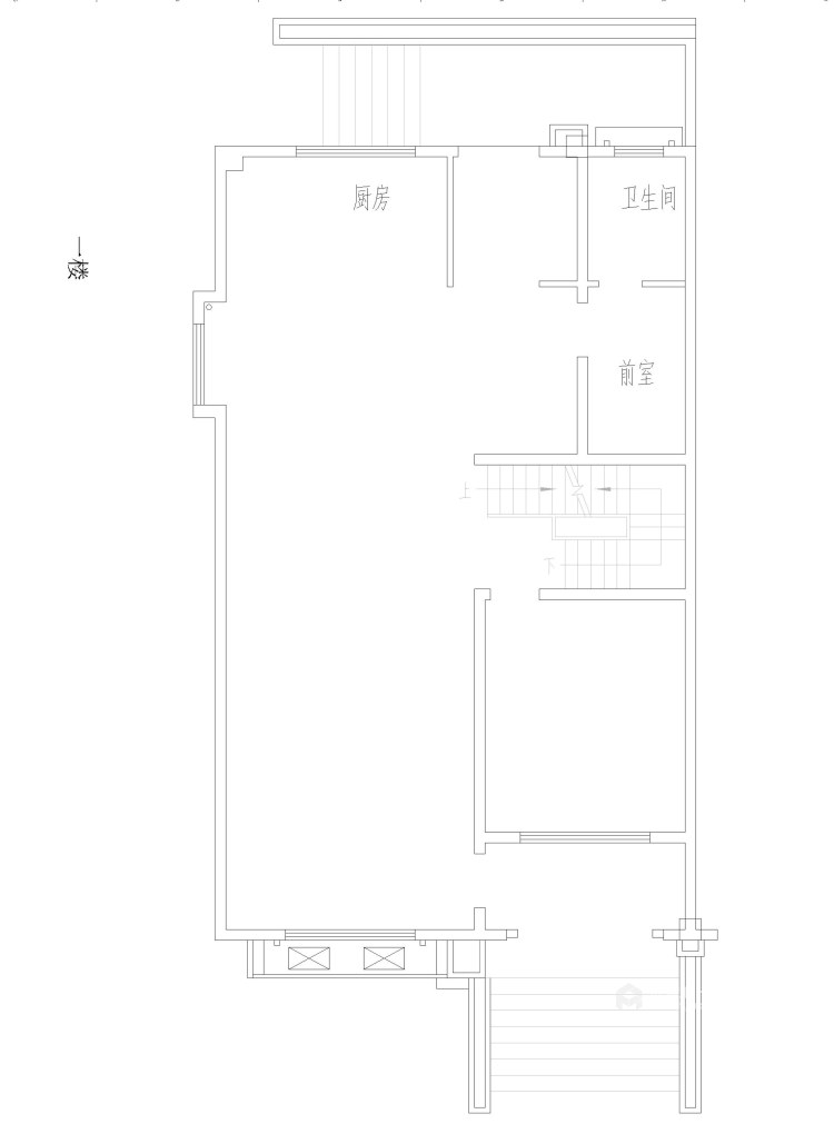 460平玫瑰园中式风格-东方的现代意蕴-业主需求&原始结构图