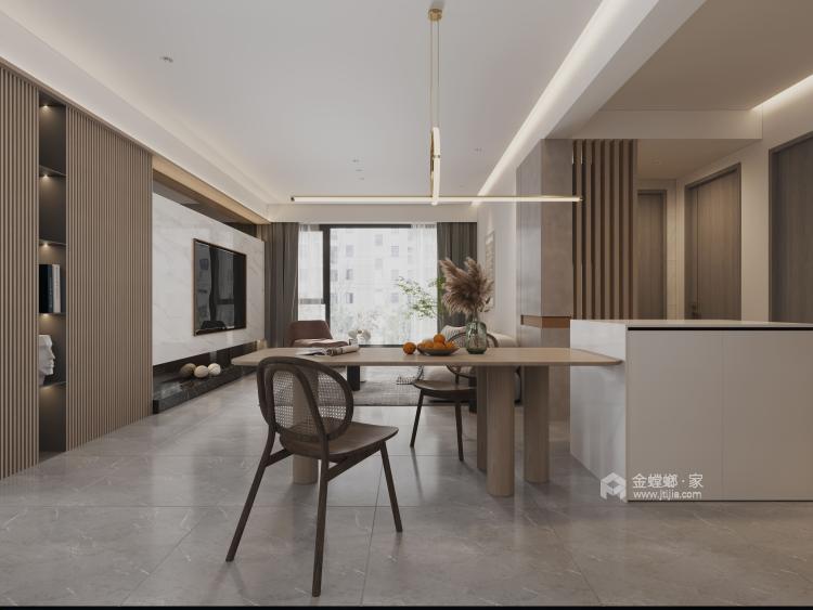 87平香城世家现代风格-餐厅效果图及设计说明