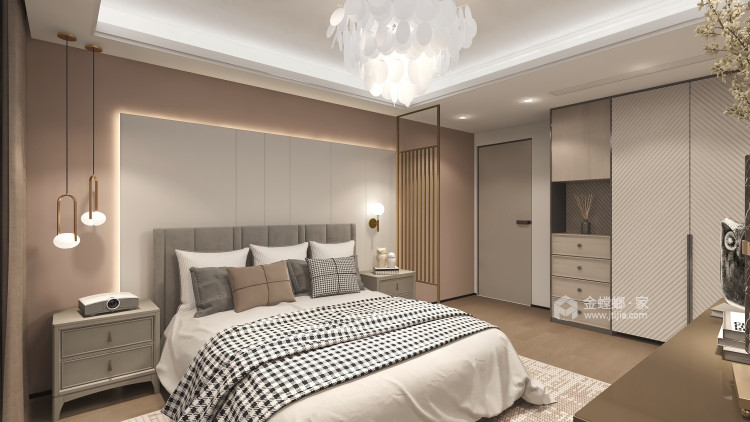 139平华发新城现代风格-卧室效果图及设计说明