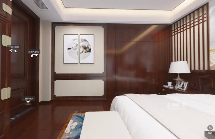 322平远大美域中式风格-卧室效果图及设计说明