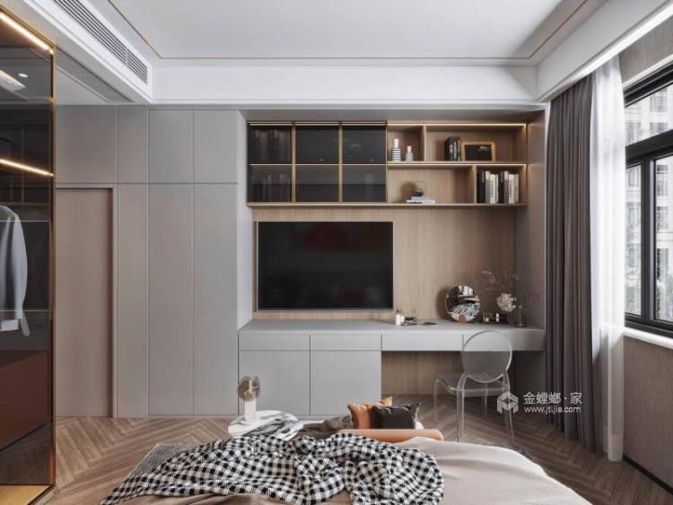 169平安展蔚然家园现代风格-卧室效果图及设计说明