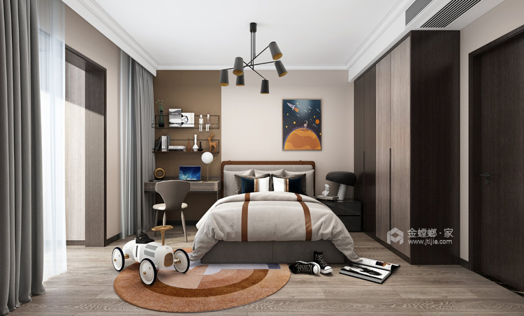 168平世贸现代风格-卧室