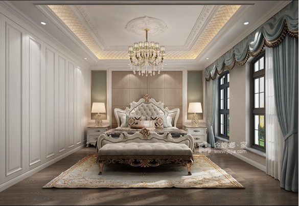 500平庐山国际法式风格-卧室效果图及设计说明