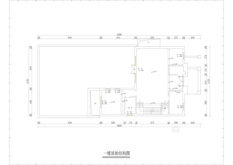 400平海会自建别墅美式风格-业主需求&原始结构图