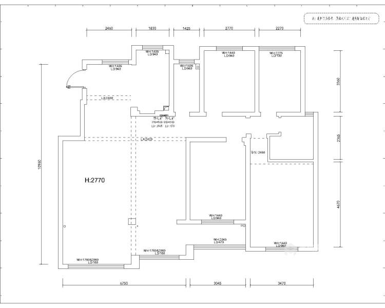 120平沁香园现代风格-温暖都市下的筑爱空间-业主需求&原始结构图
