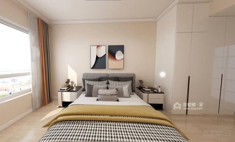 12120平乐山市市中区605公馆现代风格-卧室效果图及设计说明