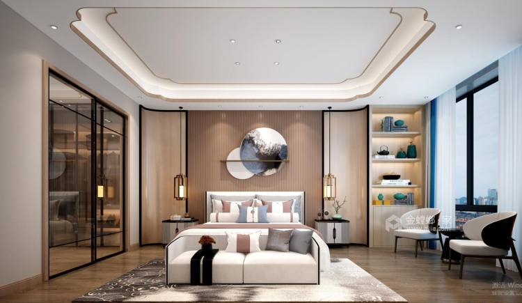 245平君悦湾现代风格-卧室效果图及设计说明