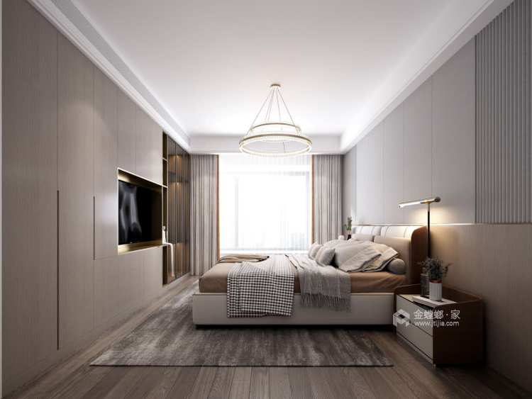 125平望湖小区现代风格-回归精致 慢慢品生活-卧室效果图及设计说明