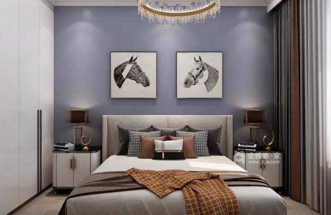 137平春森里现代风格-卧室效果图及设计说明