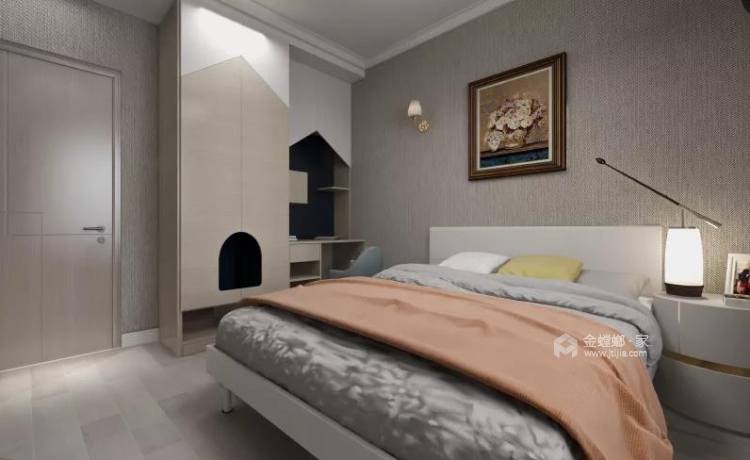 176平君悦湾现代风格-卧室效果图及设计说明