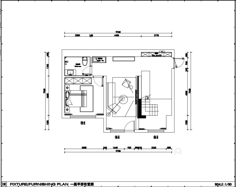 190平锦和院子跃层现代风格-平面设计图及设计说明