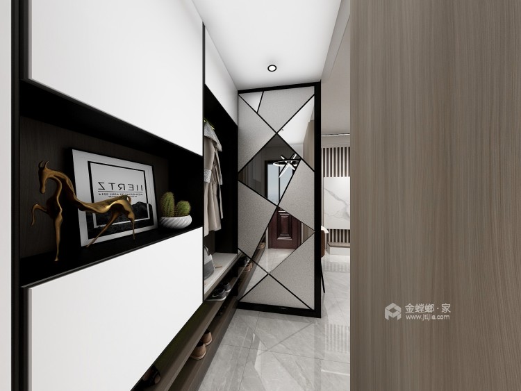 110平永怡东苑现代风格-卧室效果图及设计说明