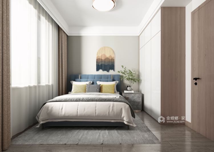 110平雍景台现代风格-卧室