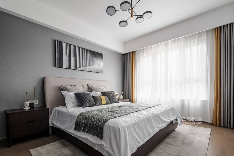 138平路劲铂隽现代风格-邂逅美好的生活-卧室效果图及设计说明