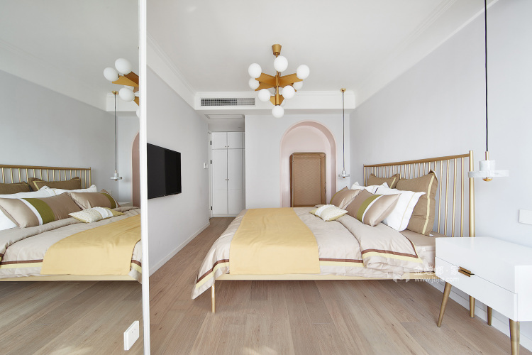 109平金星园现代风格-品质单身，质感享受-卧室效果图及设计说明