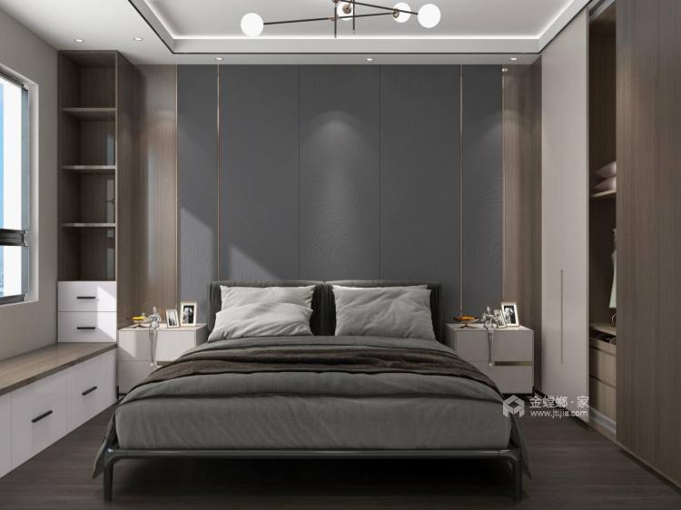 92平和悦华玺现代风格-卧室效果图及设计说明