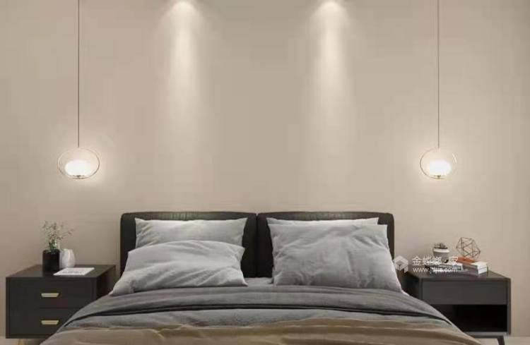 146平领地花语现代风格-卧室效果图及设计说明
