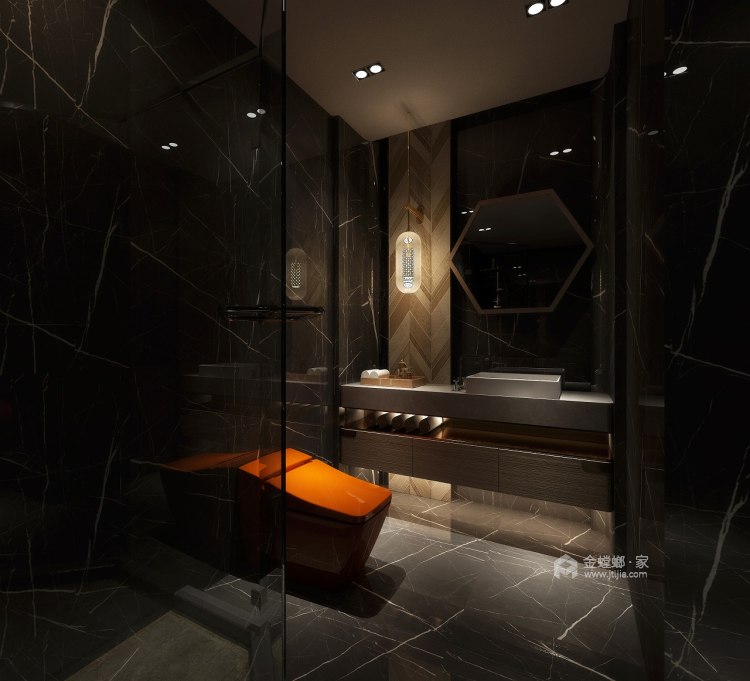 3000平商业空间-古月禾·SPA水晶馆现代风格-卧室效果图及设计说明