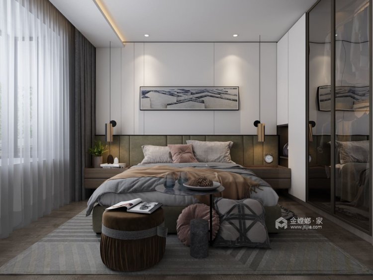 136平翠园锦绣欧式风格-卧室效果图及设计说明