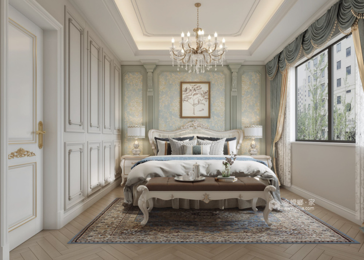 461平舒景花园法式风格--法式浪漫空间-卧室