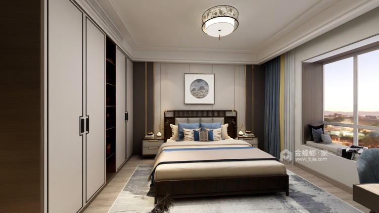 180平嘉华苑现代风格-卧室效果图及设计说明