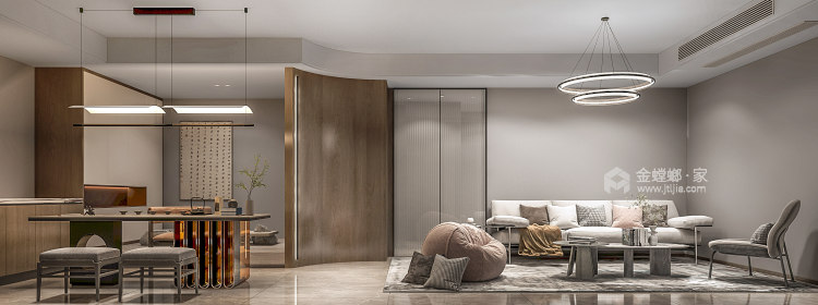 170平东原阅境现代风格-卧室效果图及设计说明