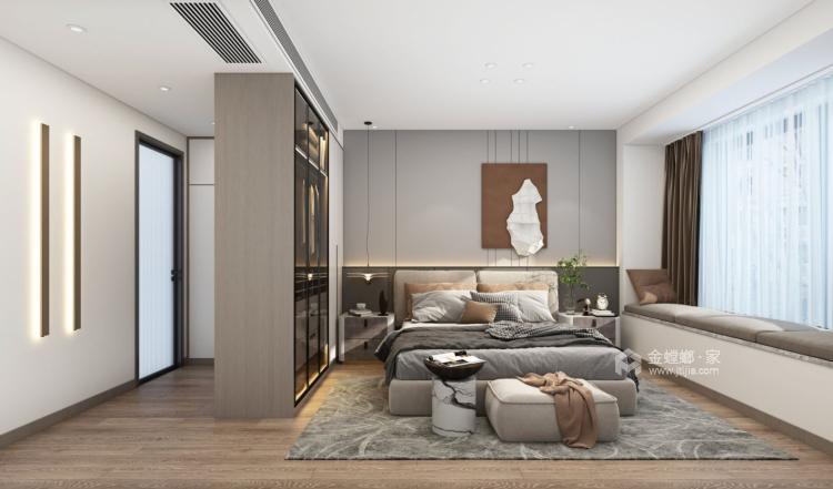 150平镜湖世家现代风格-卧室效果图及设计说明