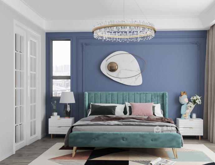 130平雍景台现代风格-卧室效果图及设计说明