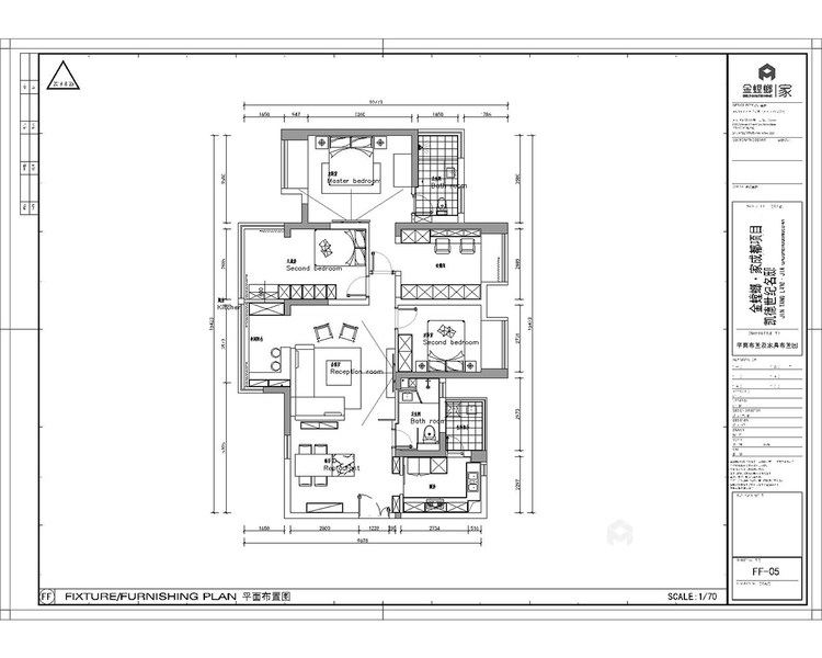 143平凯德世纪名邸现代风格-平面设计图及设计说明