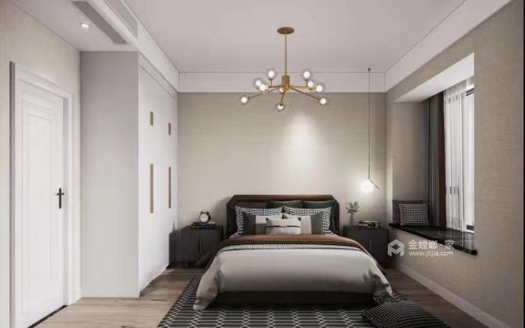 180平雅乐居现代风格-卧室效果图及设计说明