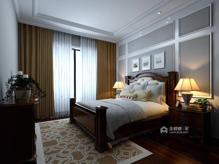 120平苏州湾景苑欧式风格-卧室效果图及设计说明