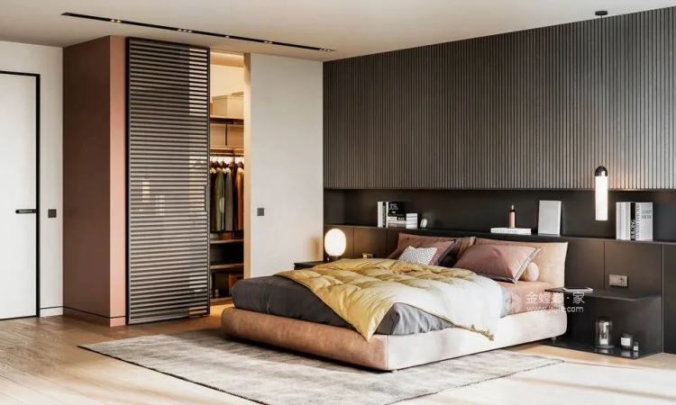 100平天悦府现代风格-卧室效果图及设计说明
