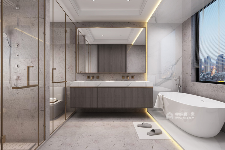 525平一心苑别墅现代风格-卧室效果图及设计说明