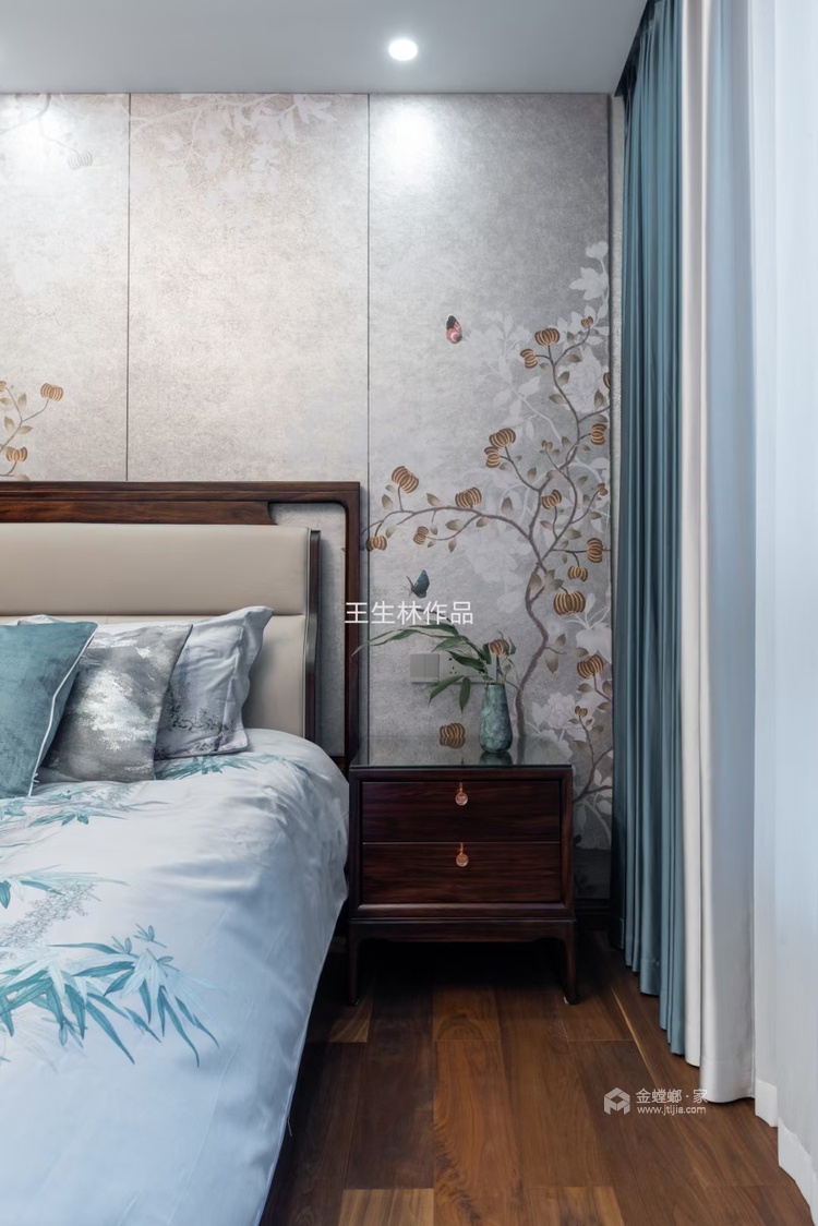 270平碧桂园新中式风格-卧室效果图及设计说明