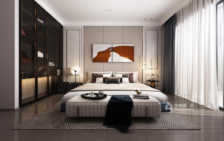 140平晶都悦府现代风格-卧室效果图及设计说明