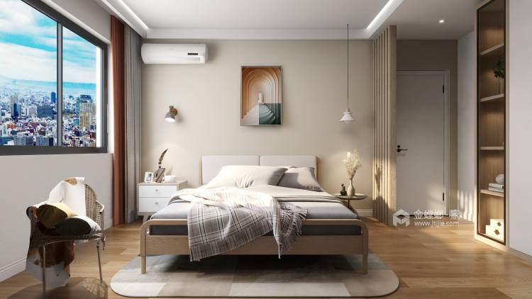 168平北直街小区北欧风格-妙用宜家搭配出温暖的家-卧室效果图及设计说明