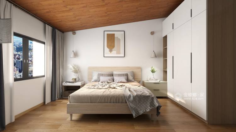 168平北直街小区北欧风格-妙用宜家搭配出温暖的家-卧室