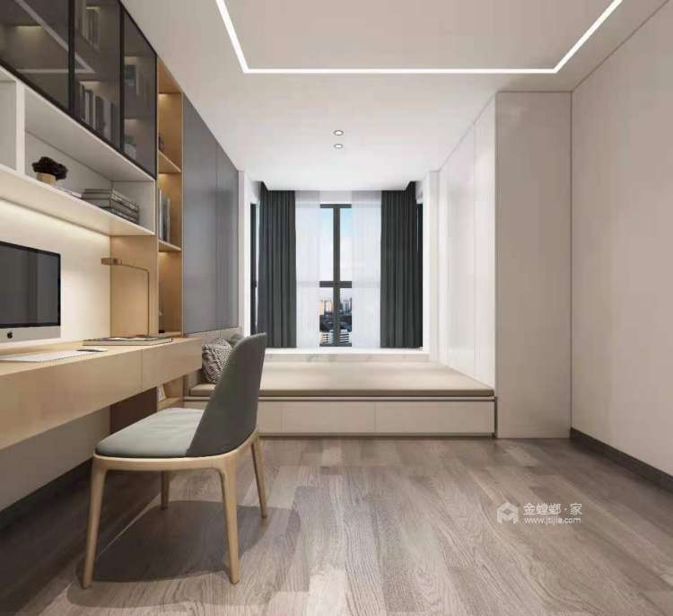 189平中航金城一号现代风格-品味低调的质感生活-卧室效果图及设计说明