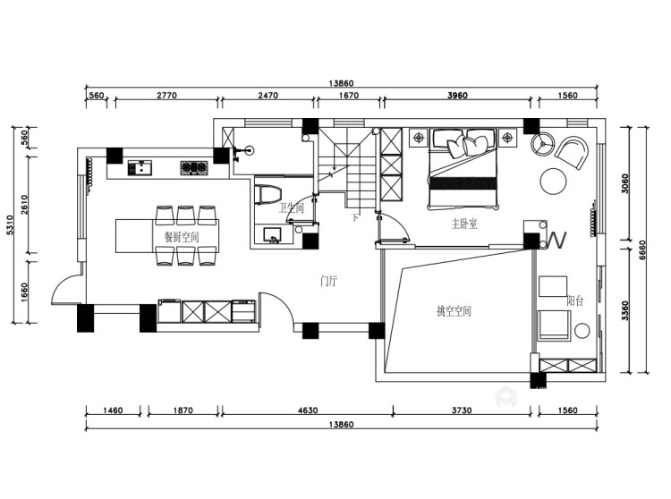 233平太湖香树湾现代风格-一样的空间,不一样设计-平面设计图及设计说明