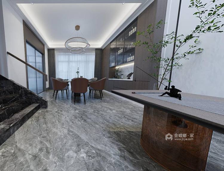 235平漕桥现代风格-心奢会，新室内-空间效果图