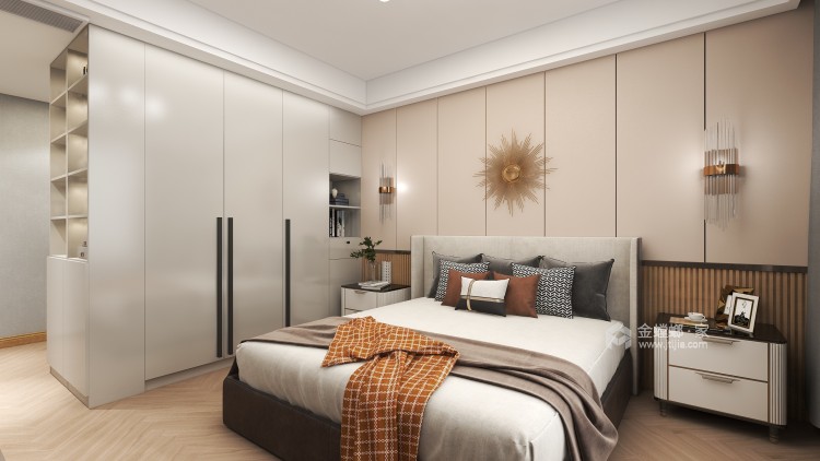 137平星河国际现代风格-木色芳馨-卧室效果图及设计说明