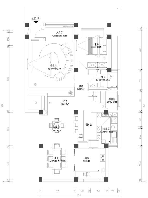 313嘉美溪山别墅现代风格-平面设计图及设计说明