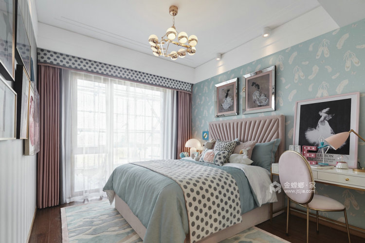 139平滨江国际-旧房改造-卧室效果图及设计说明