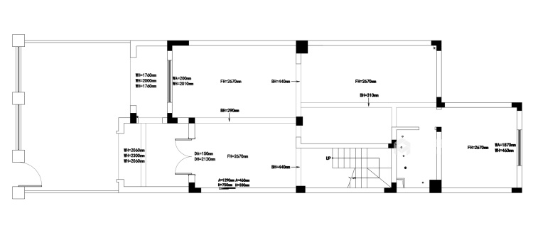320平新田城别墅现代风格-独树一帜-业主需求&原始结构图
